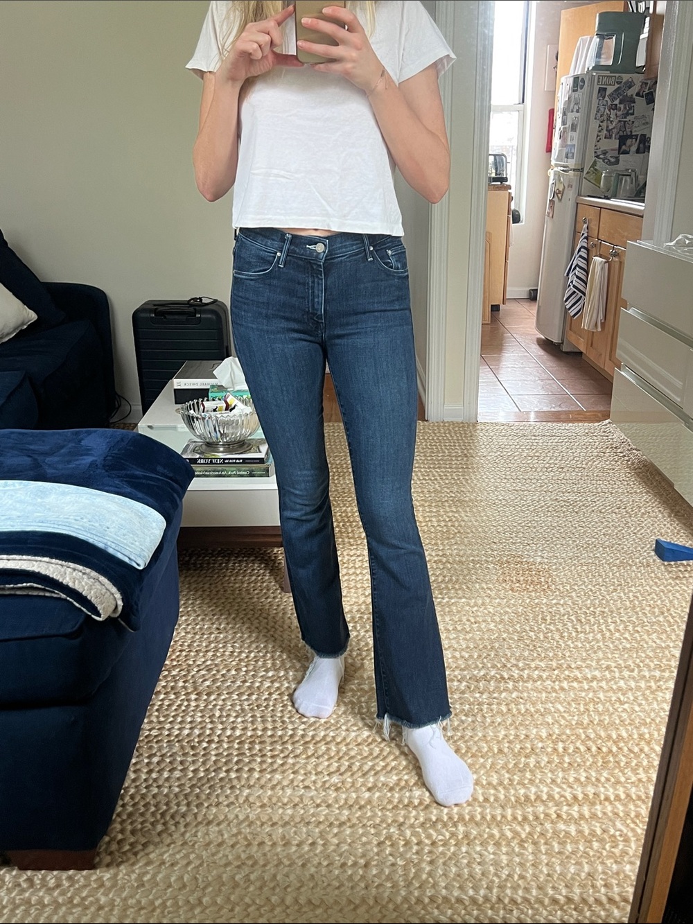 MOTHER The Weekender Fray Jeans